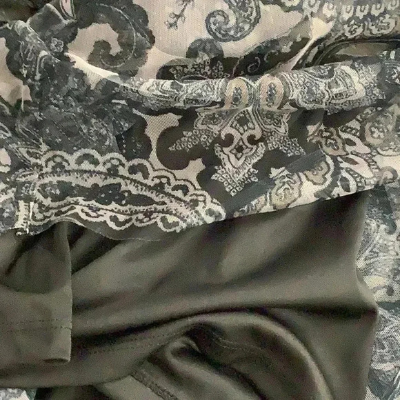 Candalite Size Large Paisley Print Sleeveless Dress With Lining. New With Tags - Picture 7 of 9